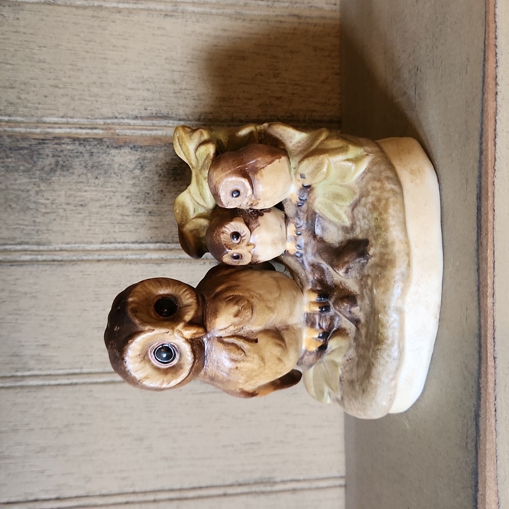 Vintage Home Interiors Owl Figurine